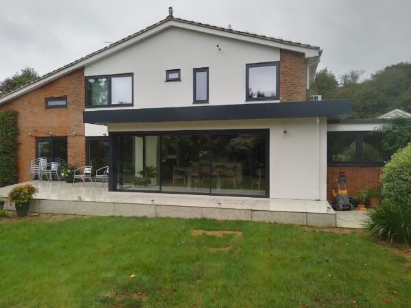 External view of completed kitchen extension