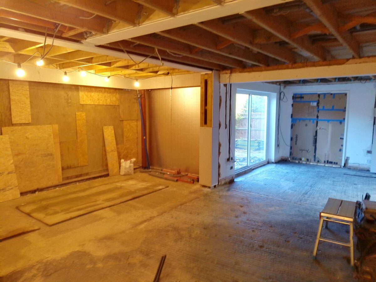 Large Kitchen Extension in Progress